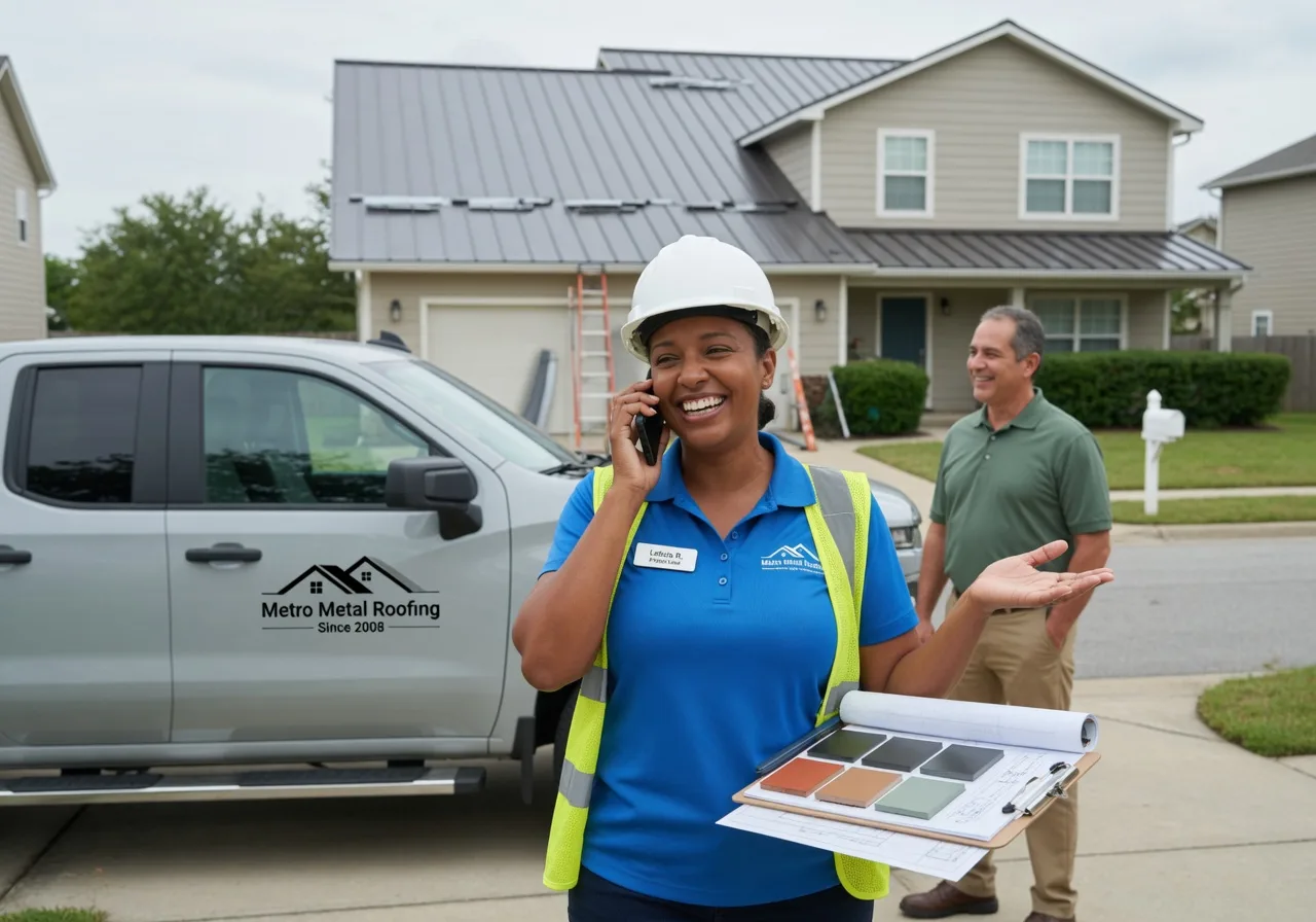 Storm Damage Metal Roof Repair in New Ellenton, SC
